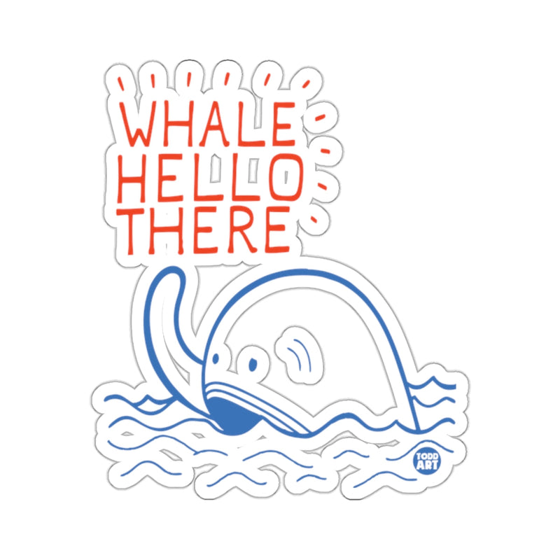 Load image into Gallery viewer, Whale Hello There Blue Water Character Fun 
