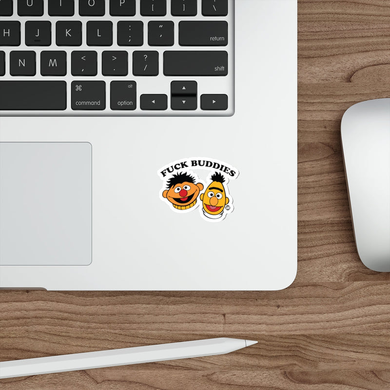 Load image into Gallery viewer, FUCK BUDDIES Cartoon Faces Graphic Decal 
