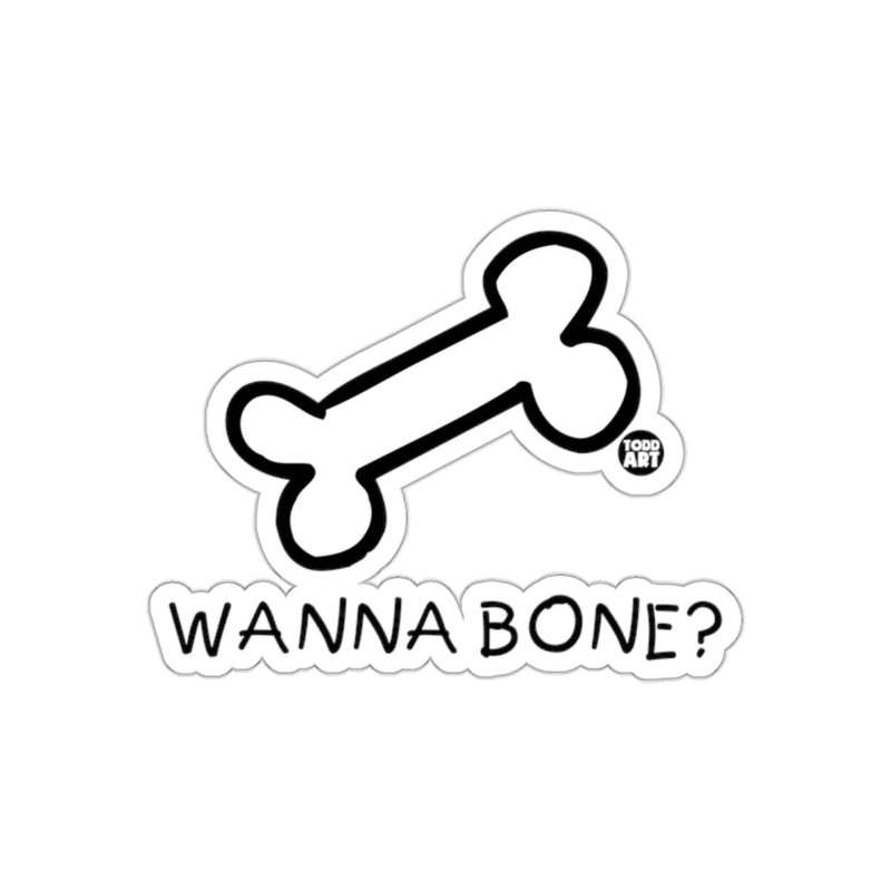 Load image into Gallery viewer, Wanna Bone Todd Art Sticker for Fun and Humor
