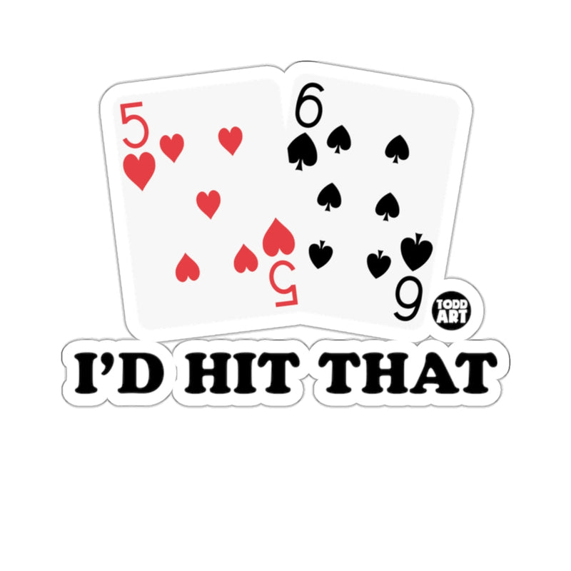 Load image into Gallery viewer, Funny Blackjack Cards I'D HIT THAT 
