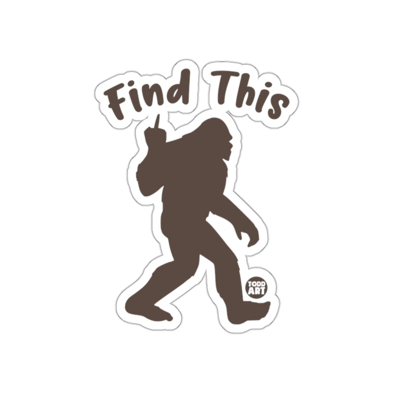 Load image into Gallery viewer, Find This Bigfoot Silhouette Sticker Product
