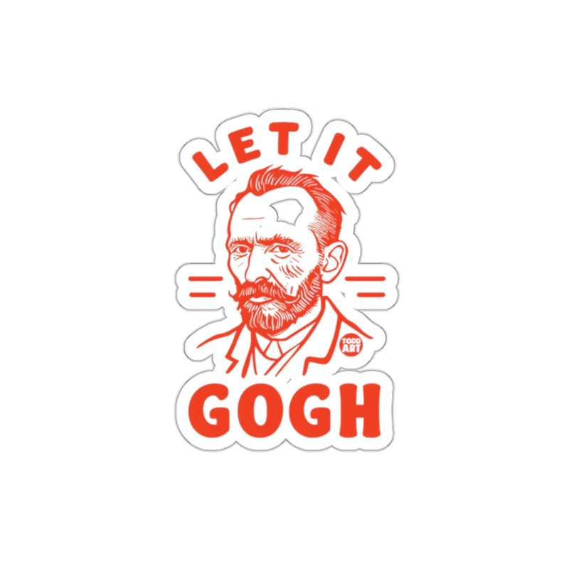 Load image into Gallery viewer, Let It Gogh Vincent Van Gogh Fun Art Sticker
