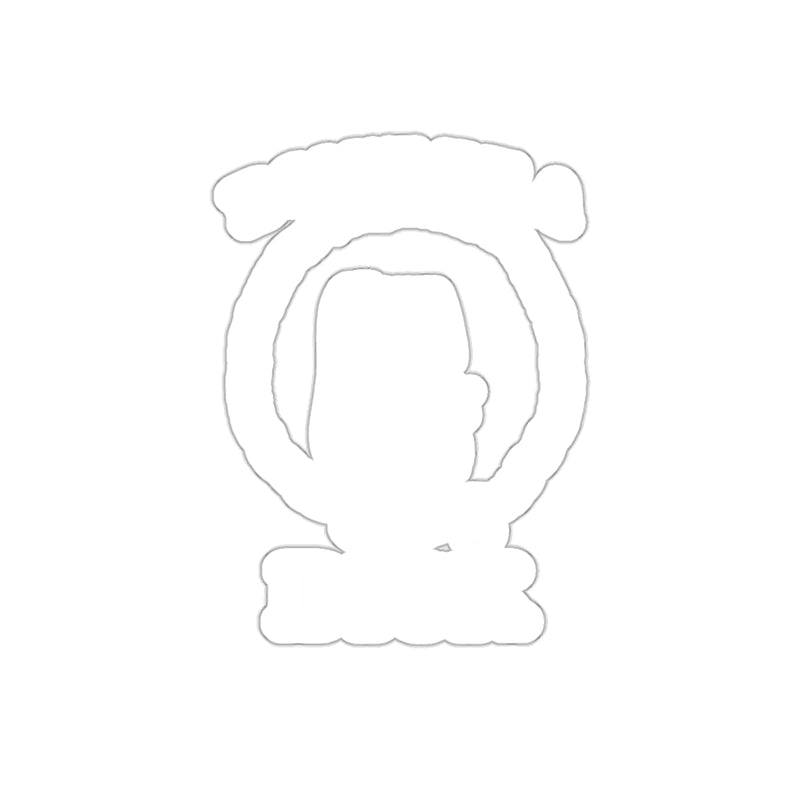 Load image into Gallery viewer, Don't Be A Dick Portrait on Black Background sticker
