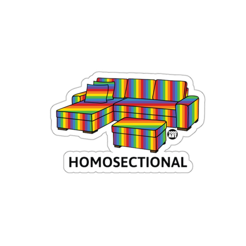 Load image into Gallery viewer, Rainbow Homosectional Couch Sticker
