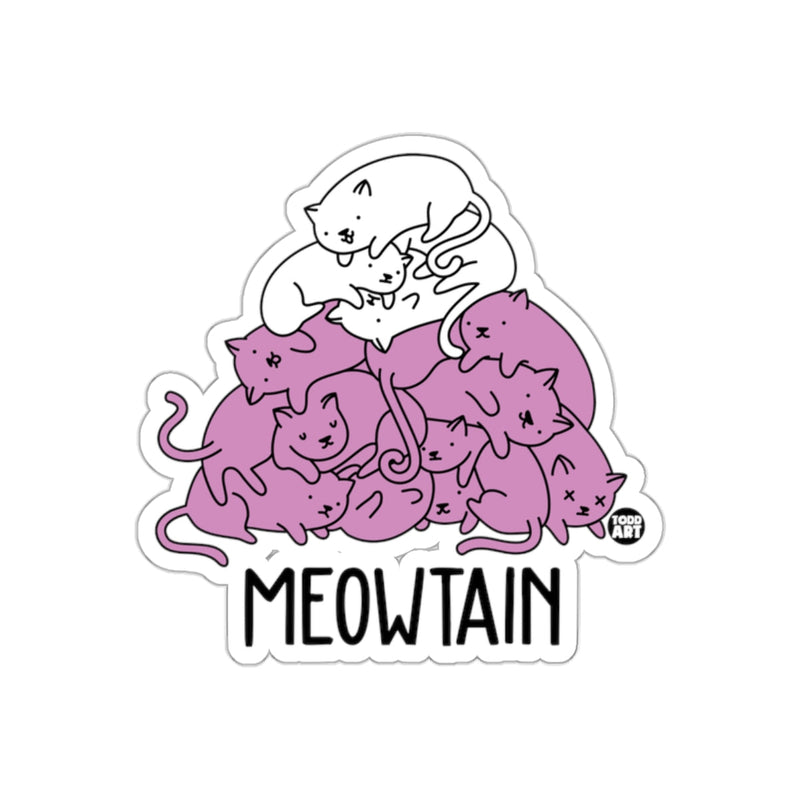 Load image into Gallery viewer, Meowtain Cute Cats Stack Design sticker
