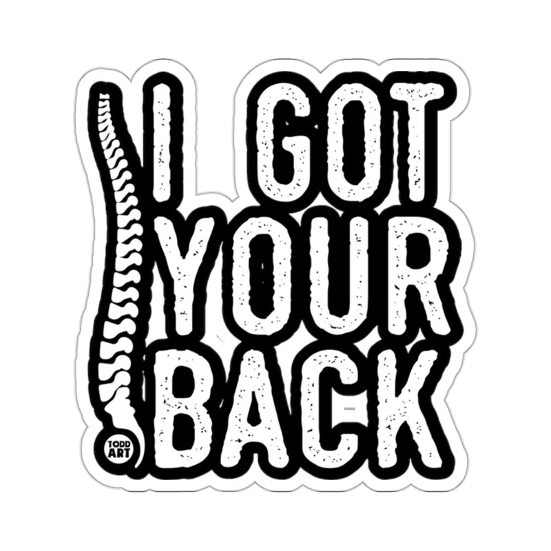 Load image into Gallery viewer, I GOT YOUR BACK Spine Design Chiropractic Sticker 
