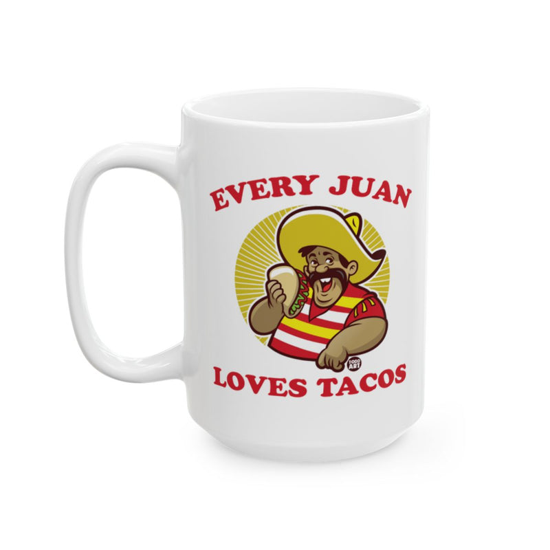 Load image into Gallery viewer, Funny Every Juan Loves Tacos Mug for Taco Lovers

