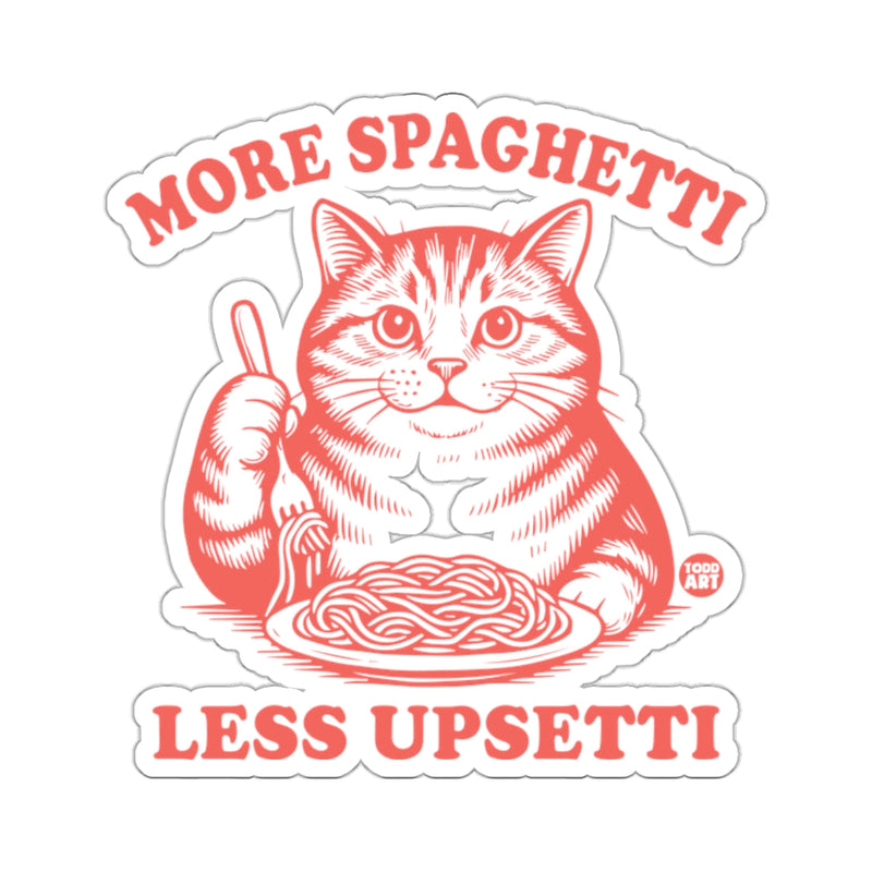Load image into Gallery viewer, More Spaghetti Less Upsetti Cat Design Funny 
