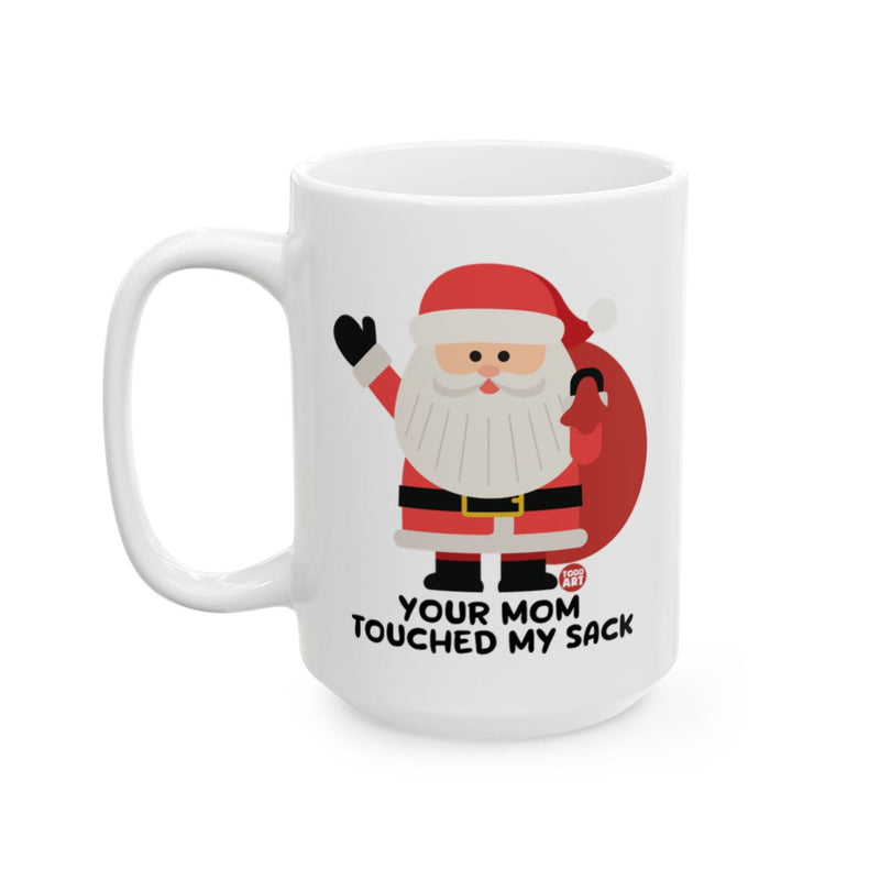 Load image into Gallery viewer, Funny Christmas Santa Mug With Playful Message
