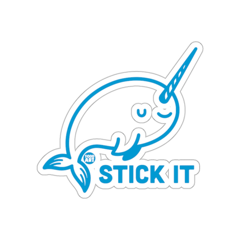 Load image into Gallery viewer, Cute Narwhal Stick It Sticker for Fun Decoration
