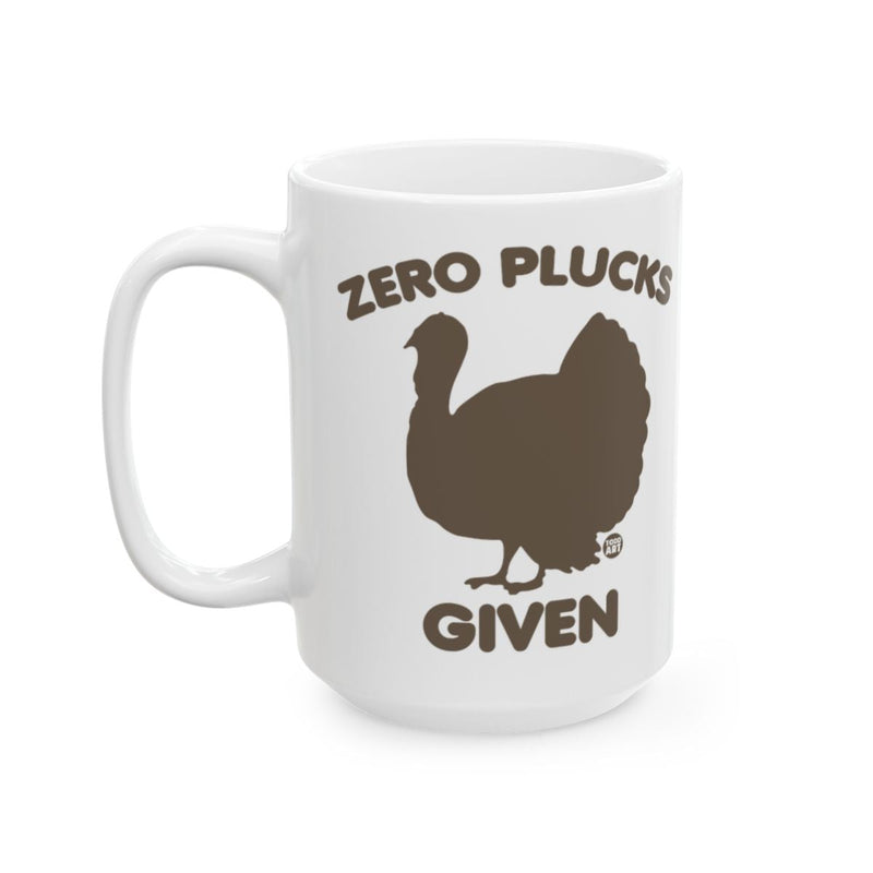 Load image into Gallery viewer, Zero Plucks Given Turkey Design Mug
