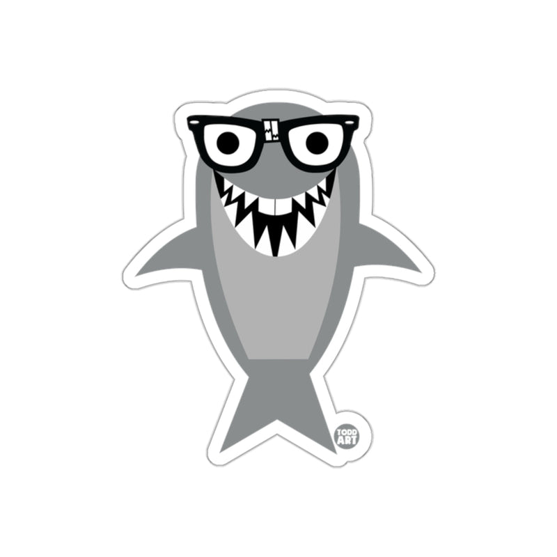 Load image into Gallery viewer, Nerdy Shark with Glasses Funny Design product
