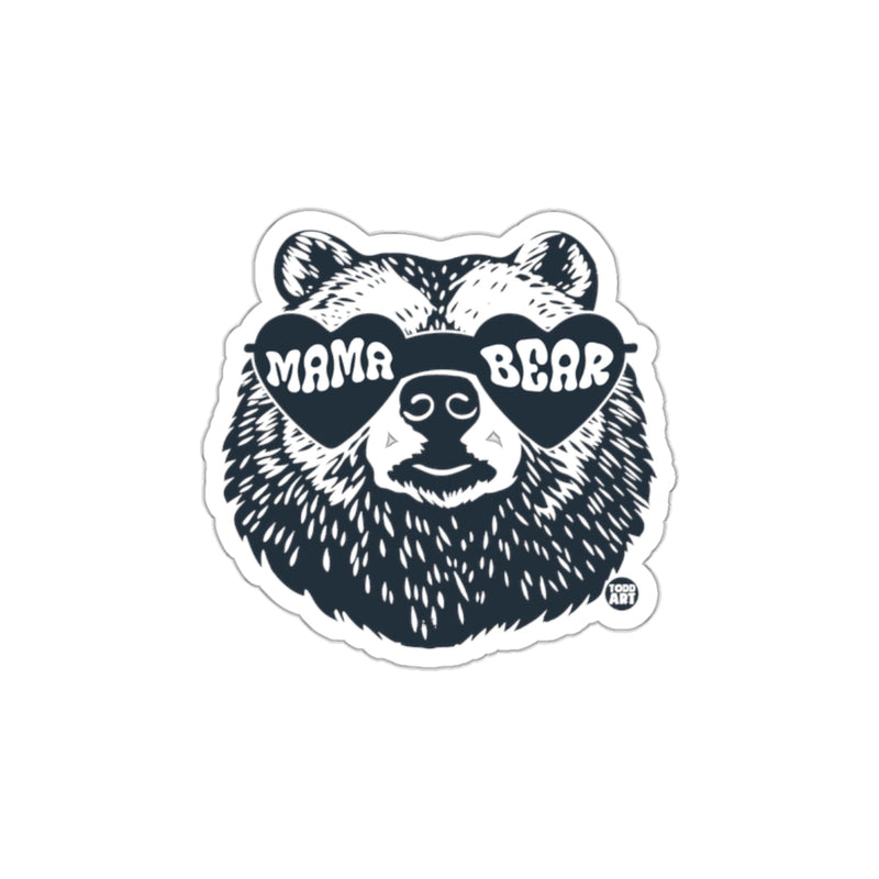 Load image into Gallery viewer, Stylish Mama Bear with Heart Sunglasses Sticker
