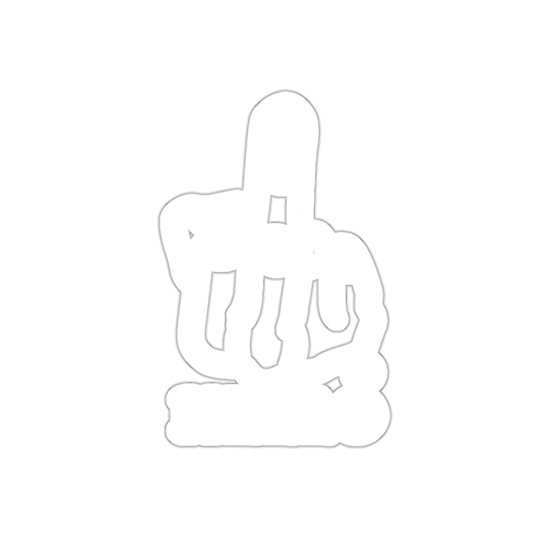 Load image into Gallery viewer, Unique Middle Finger Gesture Themed Decor Sticker
