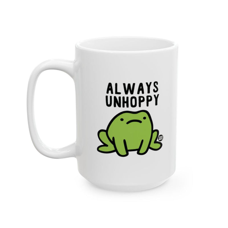 Load image into Gallery viewer, Always Unhoppy Green Frog Mug 11oz Coffee Cup
