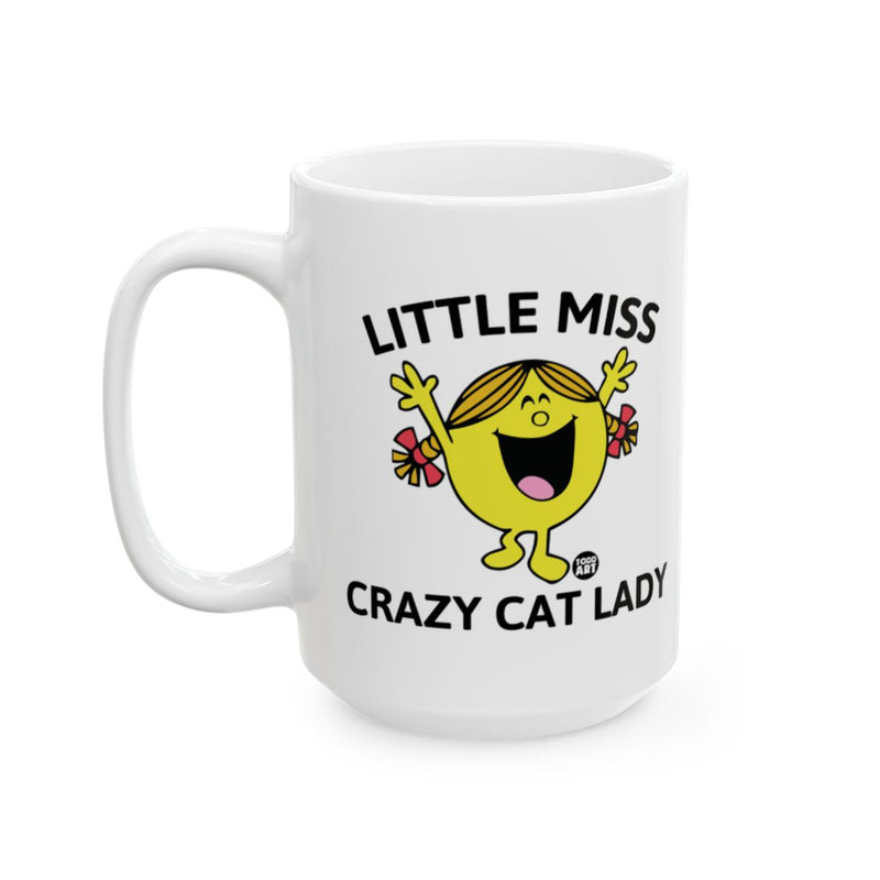 Load image into Gallery viewer, Little Miss Crazy Cat Lady Fun Coffee Mug Gift
