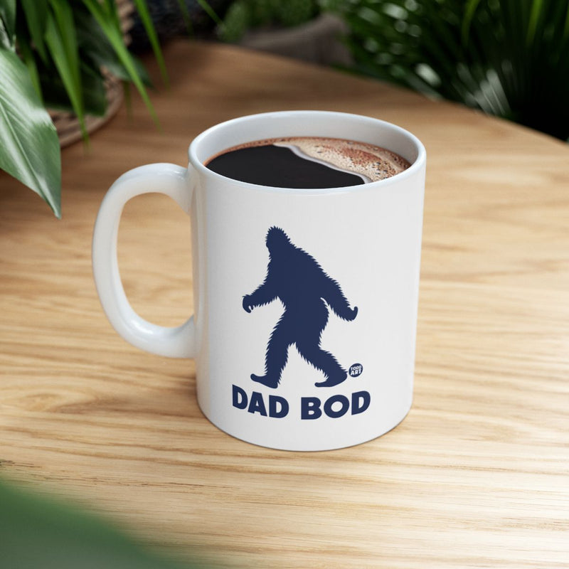 Load image into Gallery viewer, Funny Bigfoot Dad Bod Mug for Coffee or Tea Lovers
