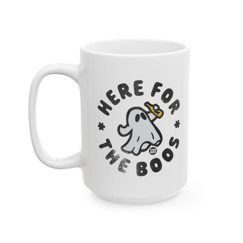 Load image into Gallery viewer, Here For The Boos Funny Ghost Halloween Mug
