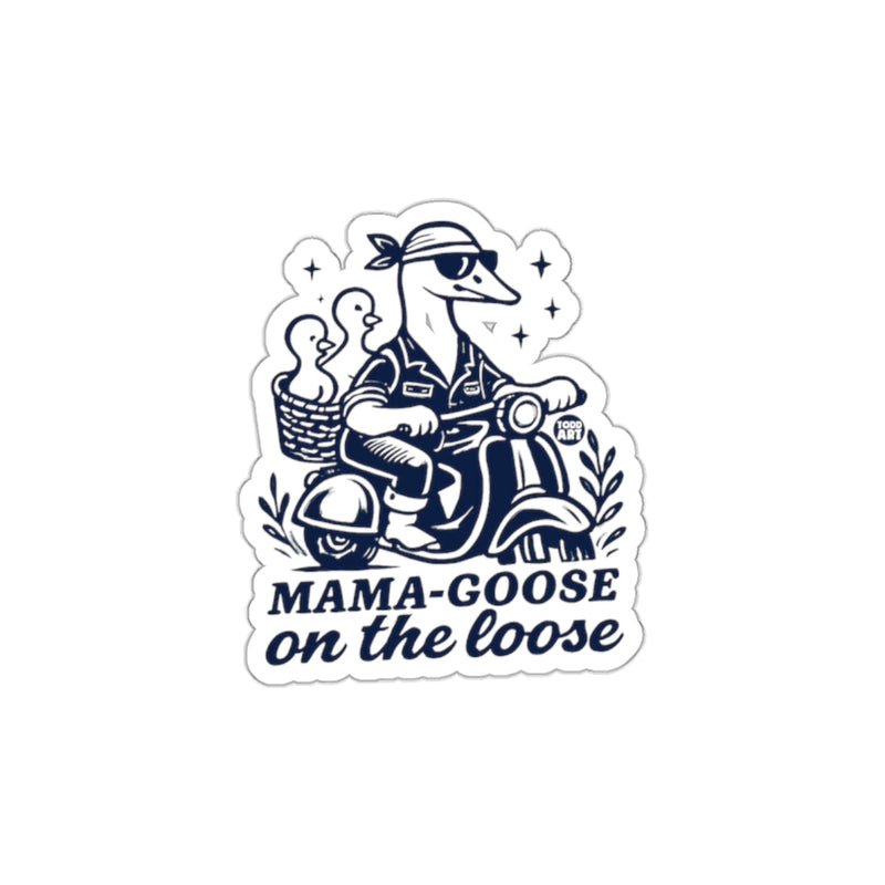 Load image into Gallery viewer, Mama-Goose on the Loose Sticker Product
