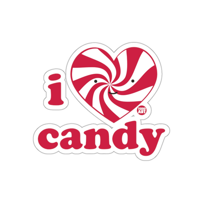 Load image into Gallery viewer, I Heart Candy Sticker Bold and Fun Design
