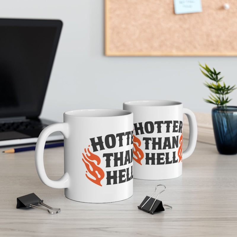 Load image into Gallery viewer, Hotter Than Hell Graphic Mug for Coffee Lovers
