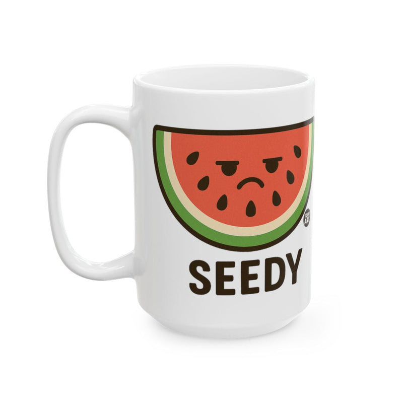 Load image into Gallery viewer, Seedy Watermelon Funny Graphic Coffee Mug
