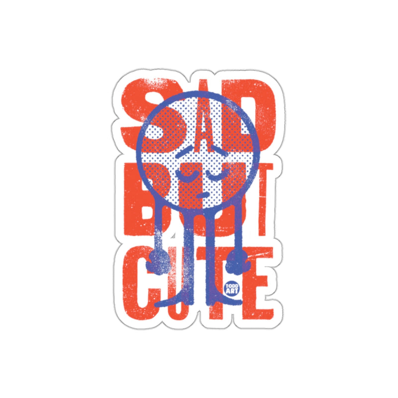 Load image into Gallery viewer, Sad but Cute Graphic Design Art Sticker
