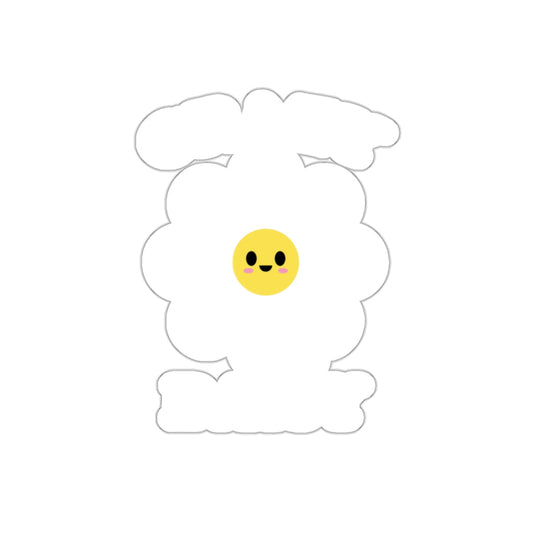 Crazy Daisy Cute Flower Graphic Novelty Design sticker