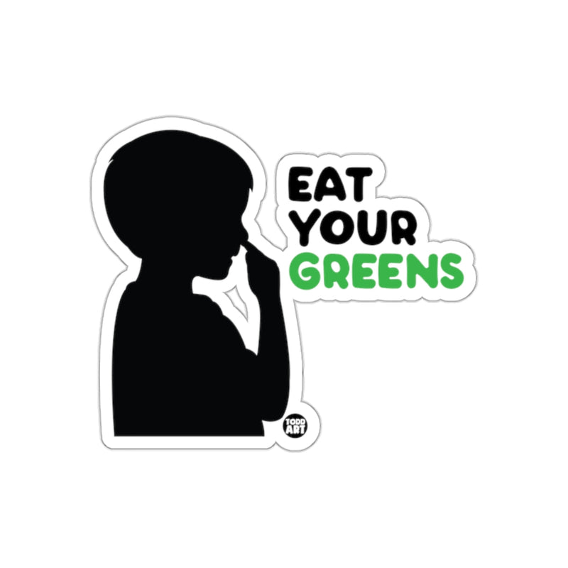 Load image into Gallery viewer, Eat Your Greens Motivational Sticker
