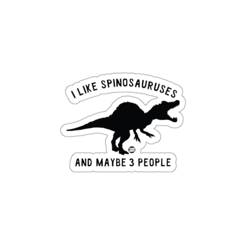 Load image into Gallery viewer, I Like Spinosaurus And Maybe 3 People Sticker
