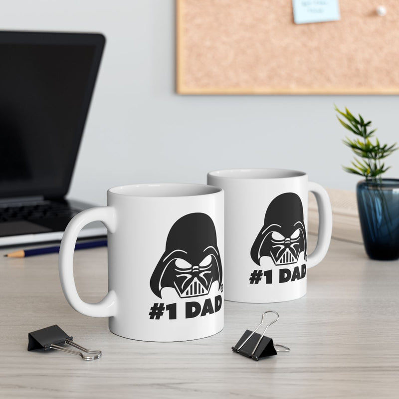 Load image into Gallery viewer, #1 Dad Darth Vader Design Mug for Coffee or Tea
