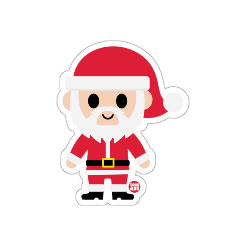Load image into Gallery viewer, Cute Santa Claus in Red Hat Sticker for Holiday Fun
