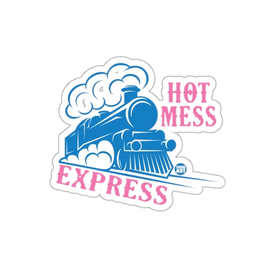 Hot Mess Express Train Sticker Fun Design