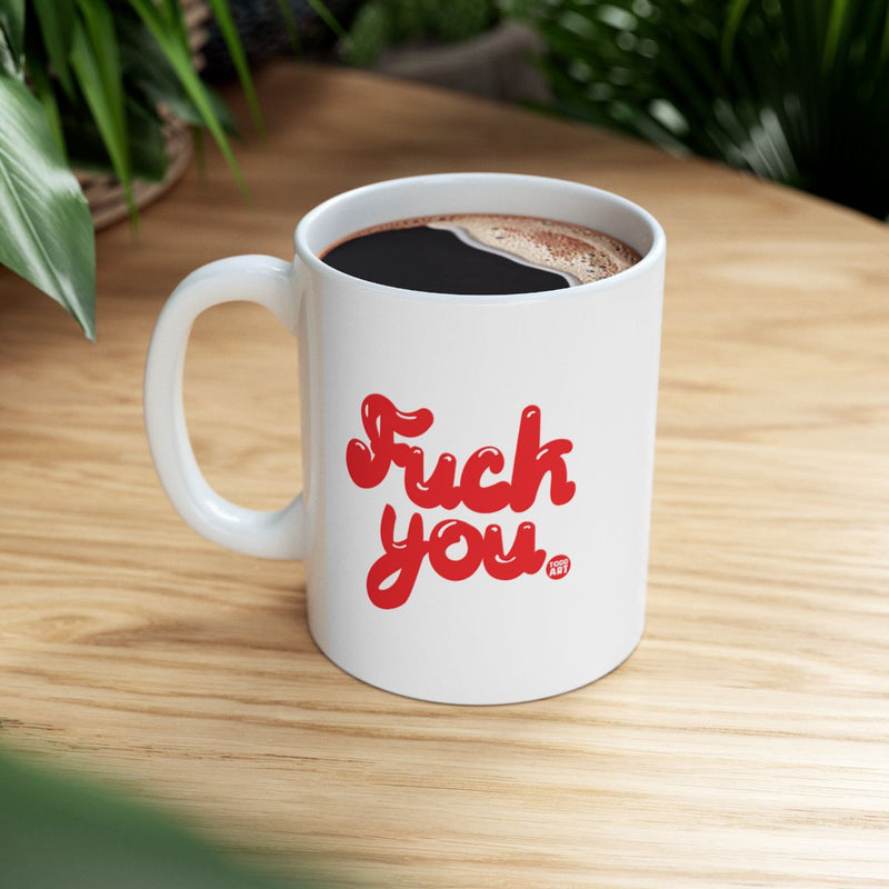 Load image into Gallery viewer, Bold Statement Red Lettering Coffee Mug
