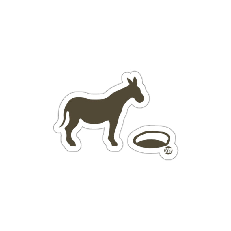 Load image into Gallery viewer, Todd Art Donkey and Oval Shaped Sticker Set
