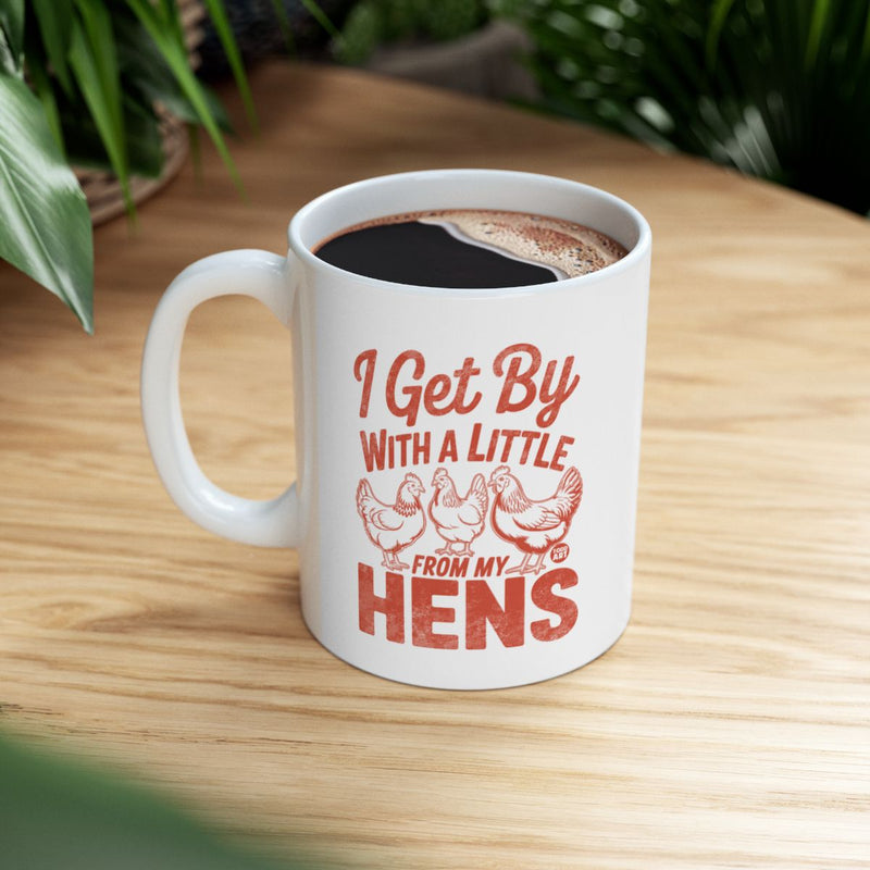 Load image into Gallery viewer, I Get By With A Little Help From My Hens mug

