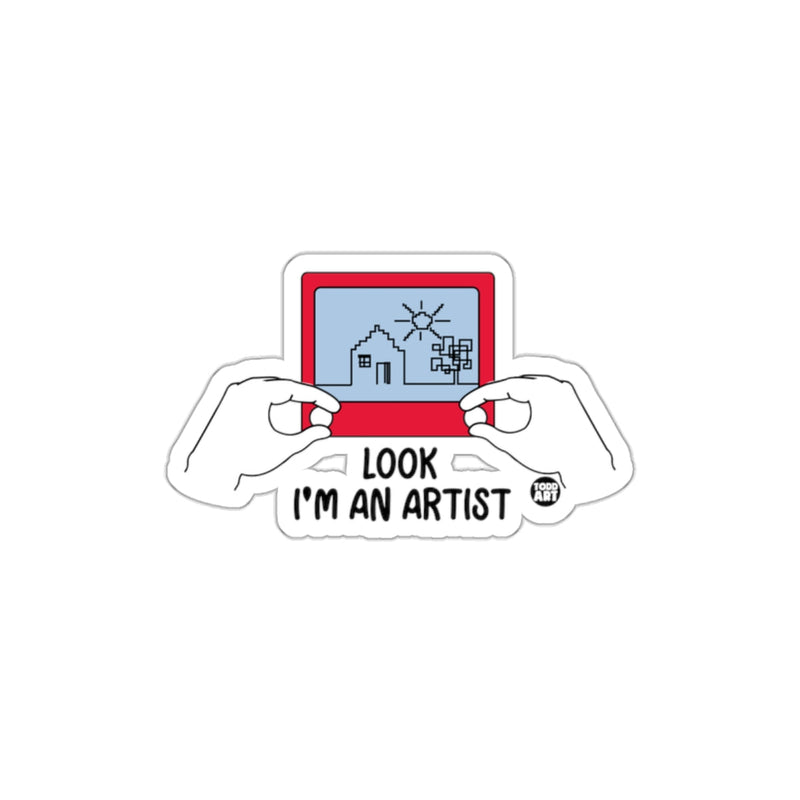 Load image into Gallery viewer, Look I'm an Artist Hands Drawing Sticker product
