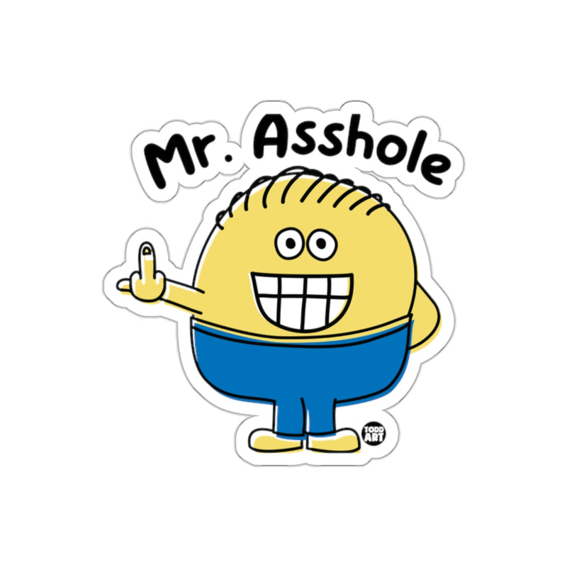Load image into Gallery viewer, Mr. Asshole Character Sticker for Humorous Gifts
