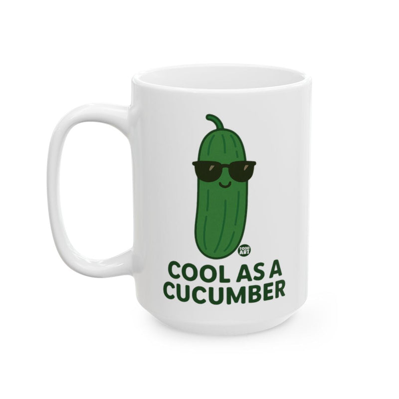 Load image into Gallery viewer, Cool As A Cucumber Funny Coffee Mug
