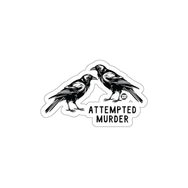 Load image into Gallery viewer, Attempted Murder Illustration Sticker for Your Collection
