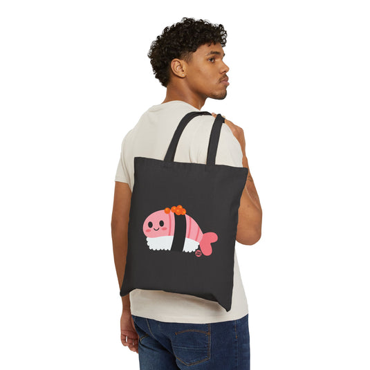 Sushi + Wasabi on Cotton Canvas Tote Bag