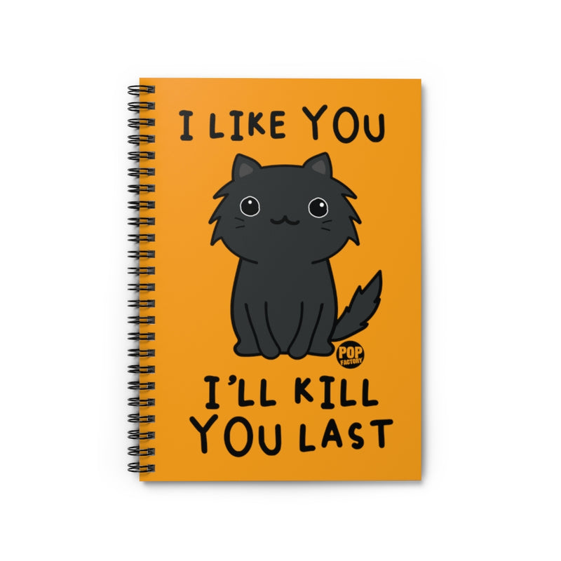 Load image into Gallery viewer, Kill You Last Cat Notebook

