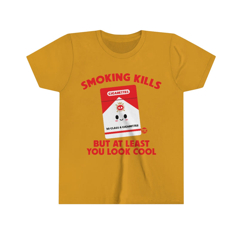 Load image into Gallery viewer, Smoking Kills Cigarettes Youth Short Sleeve Tee
