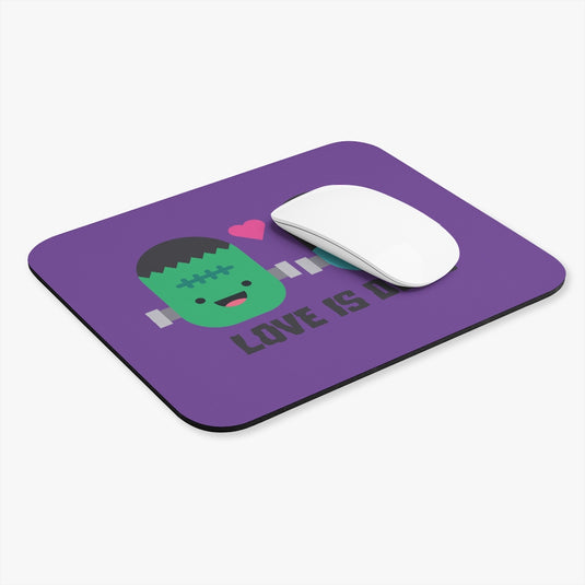 Love Is Dead Frankenstein Mouse Pad