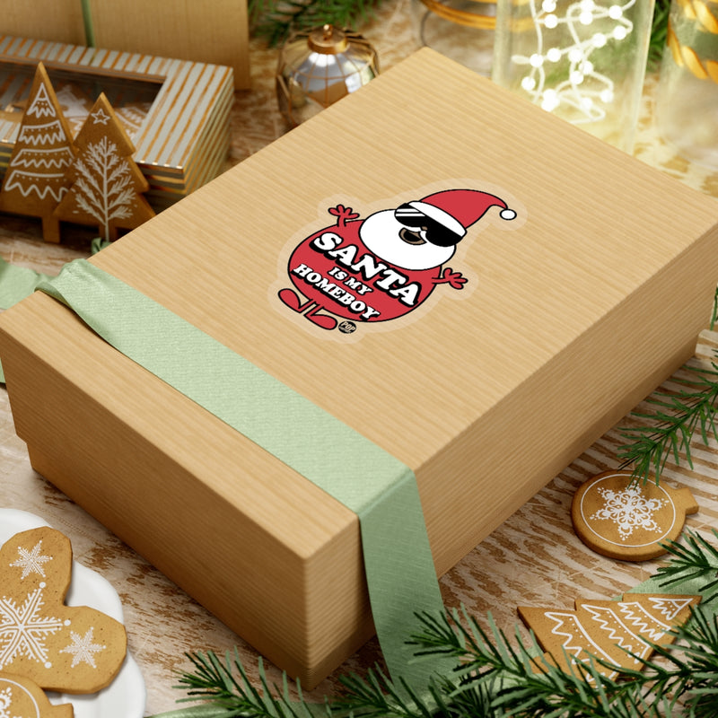 Load image into Gallery viewer, Santa Is My Home Boy 2 Sticker
