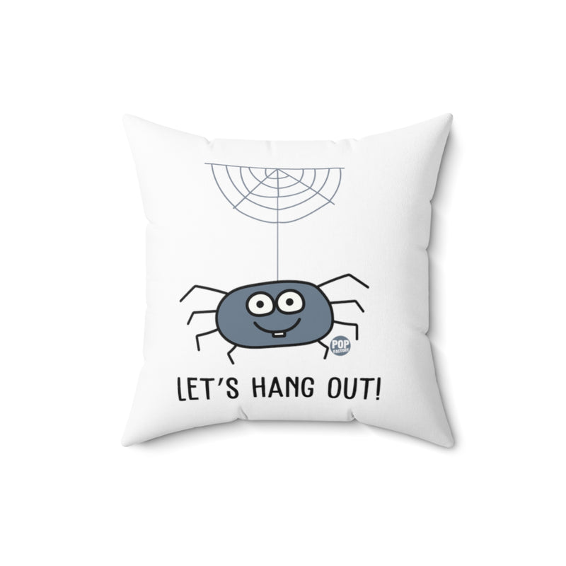 Load image into Gallery viewer, Let&#39;s Hang Out Spider Pillow
