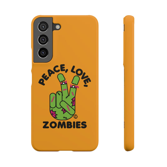 Peace Love Zombies Phone Case