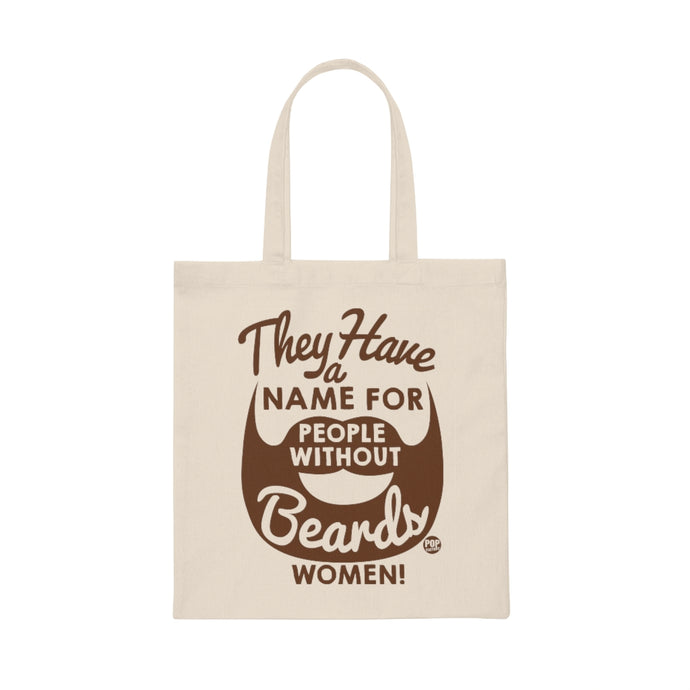People Without Beards Women Tote