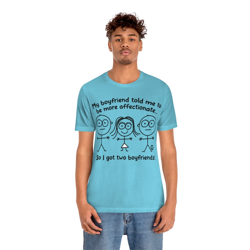 Load image into Gallery viewer, Two Boyfriends Girl Unisex Tee
