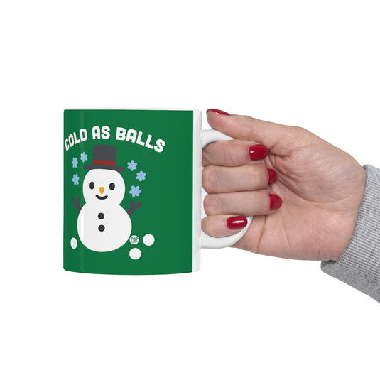 Cold As Balls Snowman Mug